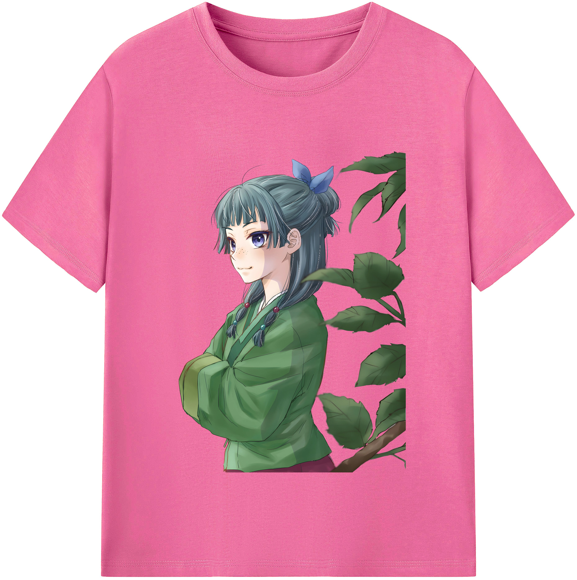 （画像用） 薬屋のひとりごと The Apothecary Diaries レディースカジュアルプリントTシャツ（綿100％）